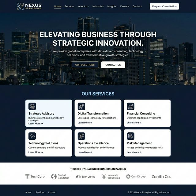 Corporate Website Redesign